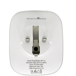 priza inteligenta wifi gosund sp112, 16a, 2x usb, monitorizare consum energie