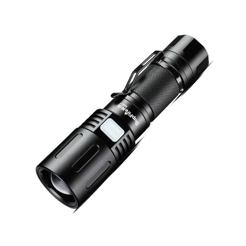 lanterna led supfire x60-t cu zoom, 36w, 3000 lm, 3400 mah, incarcare usb, ip34, functie powerbank