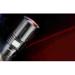 lanterna led supfire x60-t cu zoom, 36w, 3000 lm, 3400 mah, incarcare usb, ip34, functie powerbank