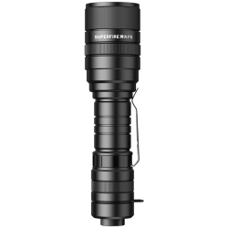 lanterna led superfire f5 cu zoom, 10w, 1100 lm, 5 moduri, rezistenta la apa, incarcare usb, negru