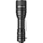 lanterna led superfire f5 cu zoom, 10w, 1100 lm, 5 moduri, rezistenta la apa, incarcare usb, negru