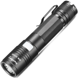 lanterna led supfire a5, 300lm, 200m incarcare usb, negru