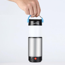 lanterna led supfire t9, pentru camping, 800 lm, incarcare usb, powerbank