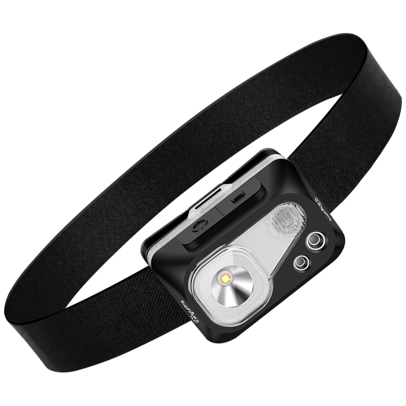 lanterna led pentru cap supfire hl07, 5w, 320 lm, 1200 mah, senzor de miscare, 5 moduri, incarcare usb, ip67, negru