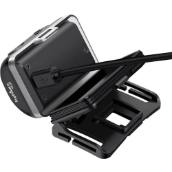 lanterna led pentru cap supfire hl07, 5w, 320 lm, 1200 mah, senzor de miscare, 5 moduri, incarcare usb, ip67, negru