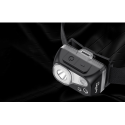 lanterna led pentru cap supfire hl07, 5w, 320 lm, 1200 mah, senzor de miscare, 5 moduri, incarcare usb, ip67, negru