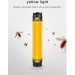 lanterna led supfire t3, pentru camping, lumina anti insecte, 3600 mah, 6 moduri, ip46, incarcare usb, functie powerbank