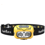 lanterna led pentru cap supfire hl05-s, usb, 500lm, incarcare usb, control miscare mana