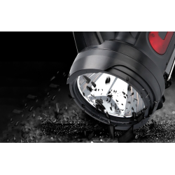 lanterna led supfire m9-e, usb, 775lm, 473m, powerbank, incarcare usb, 6000mah, lumina rosie