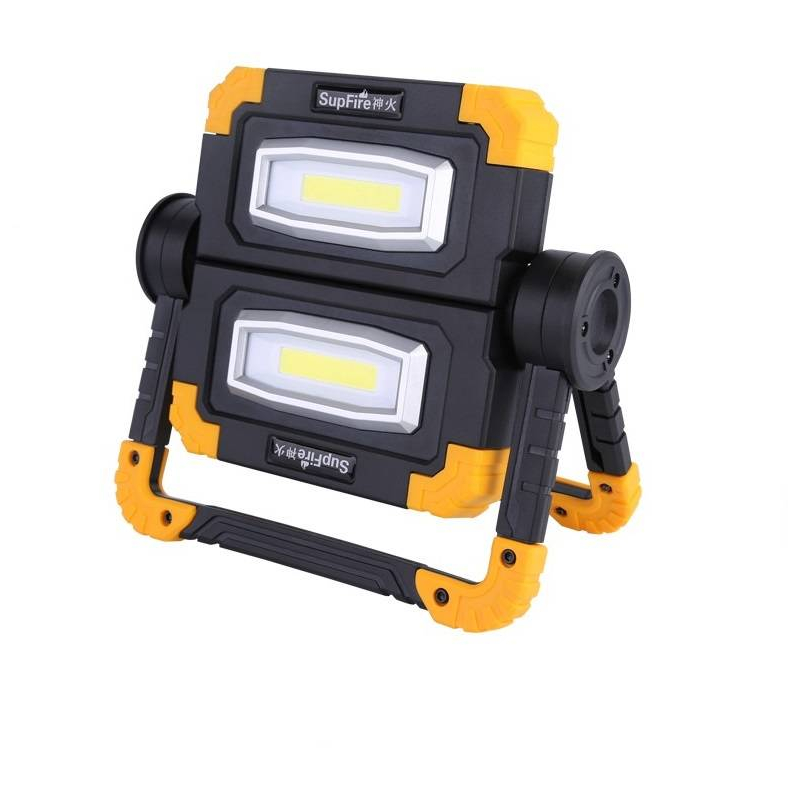 proiector led portabil supfire g7, 20w, 1000lm, reincarcabil, cob, acumulator 5000mah