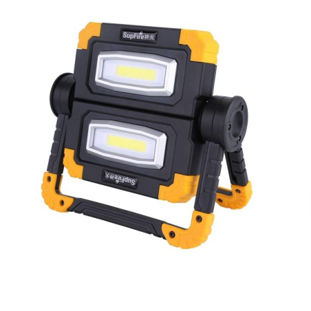 proiector led portabil supfire g7, 20w, 1000lm, reincarcabil, cob, acumulator 5000mah