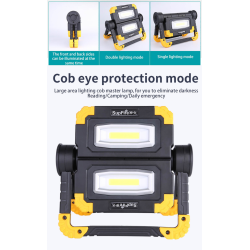 proiector led portabil supfire g7, 20w, 1000lm, reincarcabil, cob, acumulator 5000mah