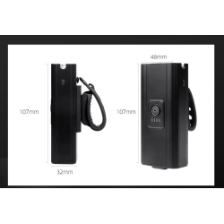 lanterna led pentru bicicleta supfire gt-r3, 1400lumeni, 130m, acumulator 2400 mah, usb