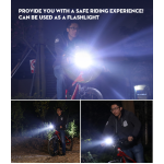 lanterna led pentru bicicleta supfire gt-r3, 1400lumeni, 130m, acumulator 2400 mah, usb lanterna led pentru bicicleta supfire gt-r3, 1400lumeni, 130m, acumulator 2400 mah, usb