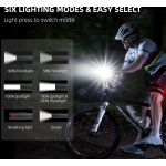 lanterna led pentru bicicleta supfire gt-r3, 1400lumeni, 130m, acumulator 2400 mah, usb lanterna led pentru bicicleta supfire gt-r3, 1400lumeni, 130m, acumulator 2400 mah, usb