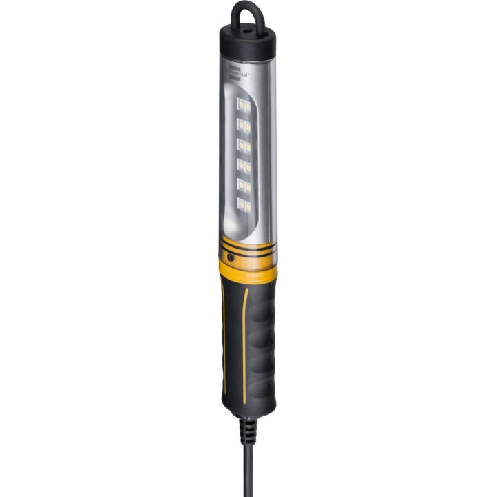 lanterna de lucru led brennenstuhl wl 550 cu fir, 12 smd led,  570 lumeni, lungime cablu 5m