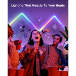 set 6 buc bara led govee glide wall light rgbic smart, sincronizare muzica, wifi, alexa, google assistant