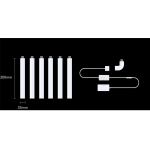 set 6 buc bara led govee glide wall light rgbic smart, sincronizare muzica, wifi, alexa, google assistant