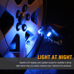 manometru auto digital astroai 150 psi, 10 bari, lumina led, 4 setari masina, bicicleta