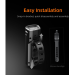 lanterna led pentru bicicleta supfire bl10, luminazitate automata, 90m, acumulator 1500 mah, usb