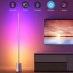lampadar led govee lyra rgbicww, wifi, control aplicatie, sincronizare muzica, telecomanda