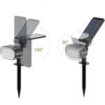 set 2 lampi solare novostella inteligente,  lumina rece si calda, telecomanda