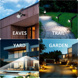 set 2 lampi solare novostella inteligente,  lumina rece si calda, telecomanda