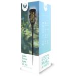 lampa solara cu efect flacara forever light, 12 led-uri smd, 300mah ni-mh ip65