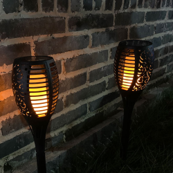 lampa solara cu efect flacara forever light, 12 led-uri smd, 300mah ni-mh ip65