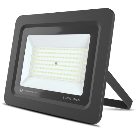 proiector led forever light proxim ii 100w, 8000 lm, 144 leduri, lumina alb neutru 4500k