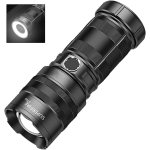 lanterna led superfire gt60, zoom, 2600lm, 320m, incarcare usb-c, lumina fata, spate, 36w