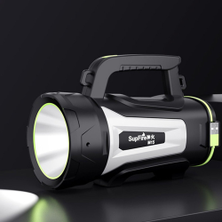 lanterna led superfire m15, usb, 550lm, 400m, powerbank, incarcare usb, 6000mah, lumina rosie