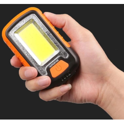 lanterna led superfire g21, cob, 600 lumeni, acumulator 3600mah, incarcare usb