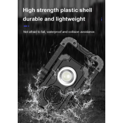 proiector led portabil superfire g11, boxa bluetooth, 12w, 1000lm, reincarcabil, cob, acumulator 4400mah