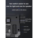 proiector led portabil superfire g11, boxa bluetooth, 12w, 1000lm, reincarcabil, cob, acumulator 4400mah