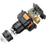 lanterna led pentru cap superfire hl58, zoom, 350lm, 230m, 2400mah, incarcare usb lanterna led pentru cap superfire hl58, zoom, 350lm, 230m, 2400mah, incarcare usb