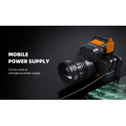 lanterna led pentru cap superfire hl58, zoom, 350lm, 230m, 2400mah, incarcare usb