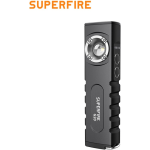 lanterna multifunctionala led superfire g20, laser, 500 lumeni, acumulator 2000mah, incarcare usb-c