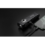 lanterna multifunctionala led superfire g20, laser, 500 lumeni, acumulator 2000mah, incarcare usb-c