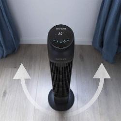 ventilator turn cecotec energysilence 8050 skyline smart, 45w, silentios, 3 viteze, telecomanda, temporizator, afisaj led