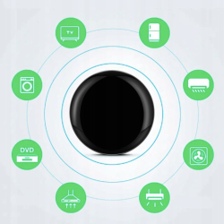 telecomanda universala nous l5 hub wi-fi ir wifi, control dispozitive cu infrarosu, pentru aer conditionat, televizor, sistem au