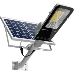 lampa solara stradala led superfire ff5-c, panou solar, telecomanda, 263w, 1200lm, 15000mah