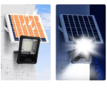 proiector led superfire ff1-c, panou solar, senzor lumina, 86w, 880lm, 15000mah, telecomanda