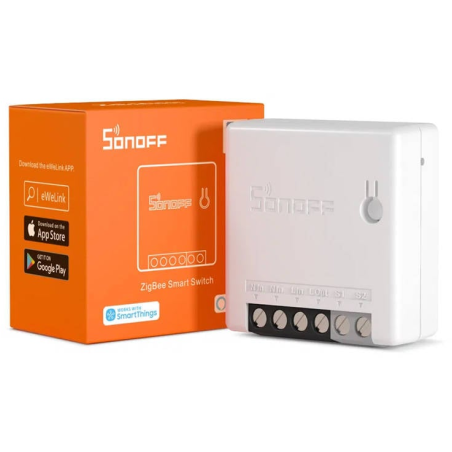 releu smart wifi sonoff zigbee mini, programare, control de la distanta, protocol zigbee 3.0