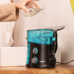 irigator bucal cecotec bamba toothcare 1200 jet pro, 7 capete, 1000ml, lampa uv, 1700 pulsatii pe minut