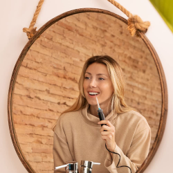 irigator bucal cecotec bamba toothcare 1200 jet pro, 7 capete, 1000ml, lampa uv, 1700 pulsatii pe minut