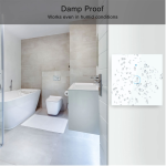 intrerupator smart cu touch rovo fn1c, 1 canal, sticla securizata, tuya, life smart, rf 433mhz, alexa si google assistant, fara 