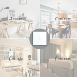 intrerupator smart cu touch rovo fn1c, 1 canal, sticla securizata, tuya, life smart, rf 433mhz, alexa si google assistant, fara 