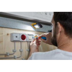 lanterna de lucru led brennenstuhl 4+3 smd led, 200 lumeni, rotire 360  , autonomie 24 ore,