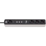 prelungitor smart brennenstuhl connect ecolor wifi, 1.5m, 4prize, 3 canale, alexa, google